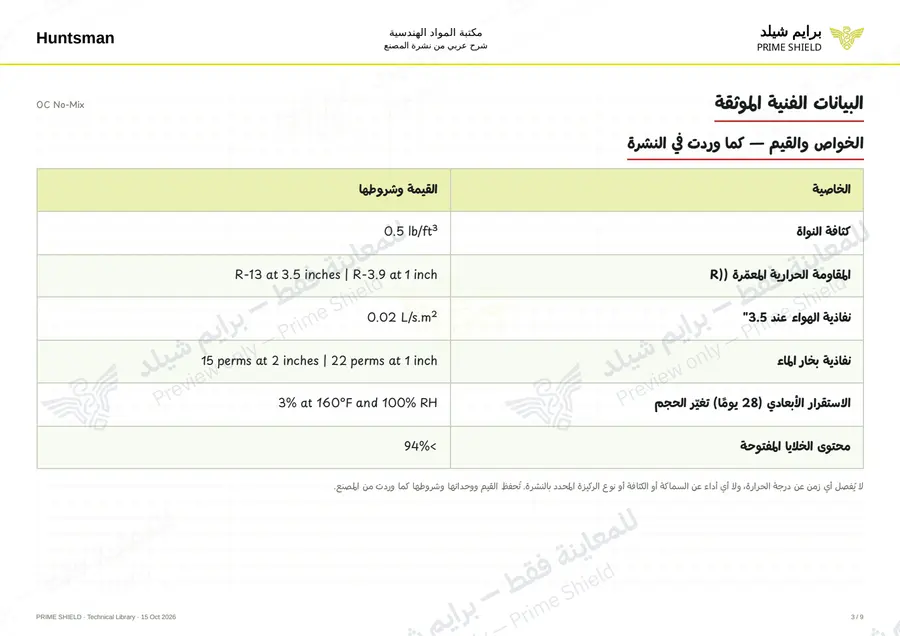 الصفحة 3 من 12 — OC No-Mix — الشرح العربي