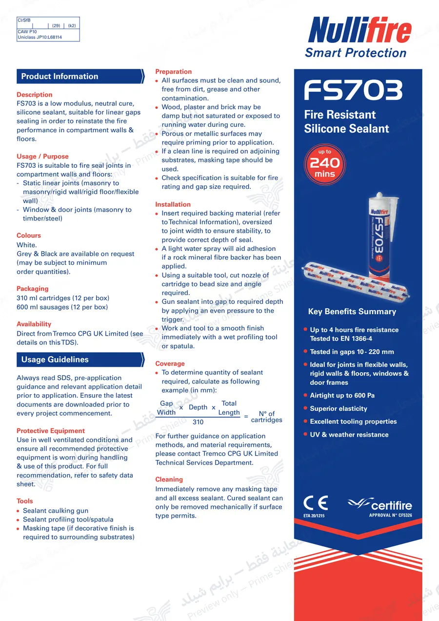 Page 10 of 13 — FS703 — Official sheet (EN)