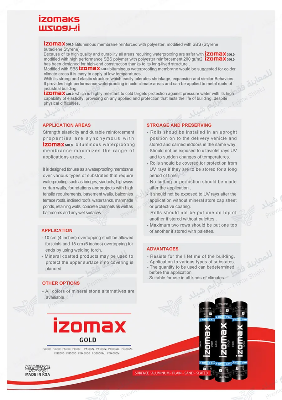 الصفحة 11 من 11 — Izomax Gold — النشرة الرسمية (EN)