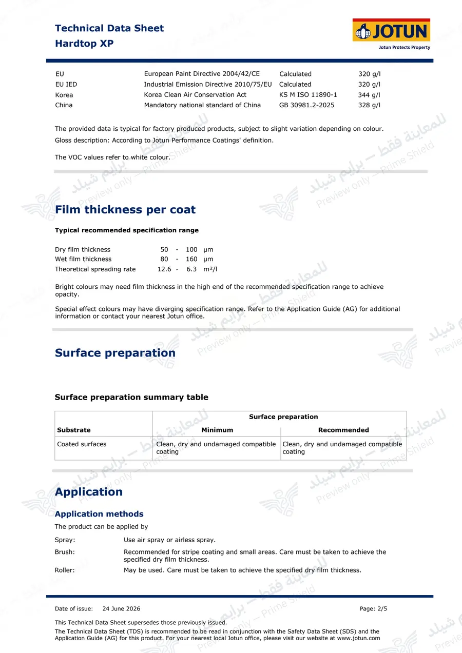 Page 11 of 14 — Hardtop XP — Official sheet (EN)