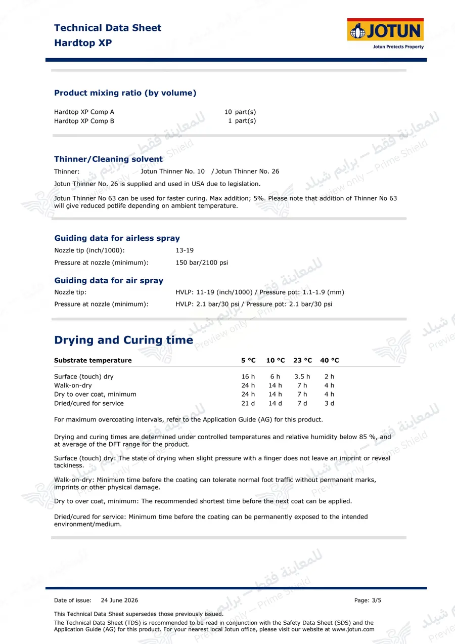 Page 12 of 14 — Hardtop XP — Official sheet (EN)