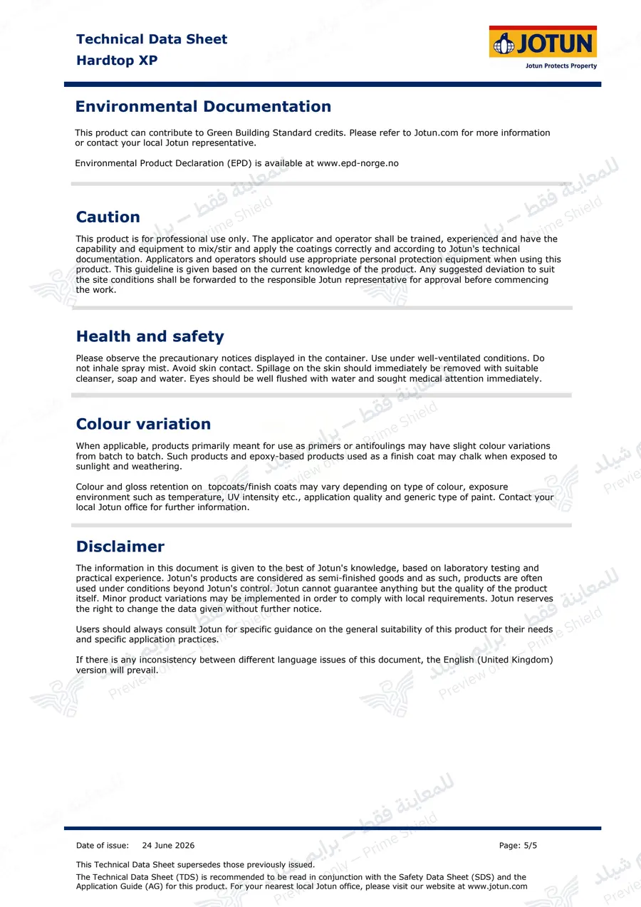 Page 14 of 14 — Hardtop XP — Official sheet (EN)