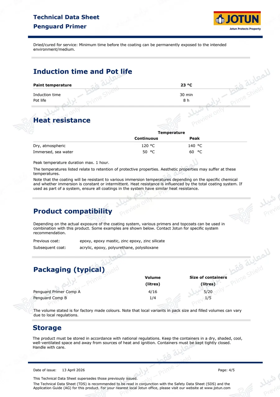 Page 13 of 14 — Penguard Primer — Official sheet (EN)