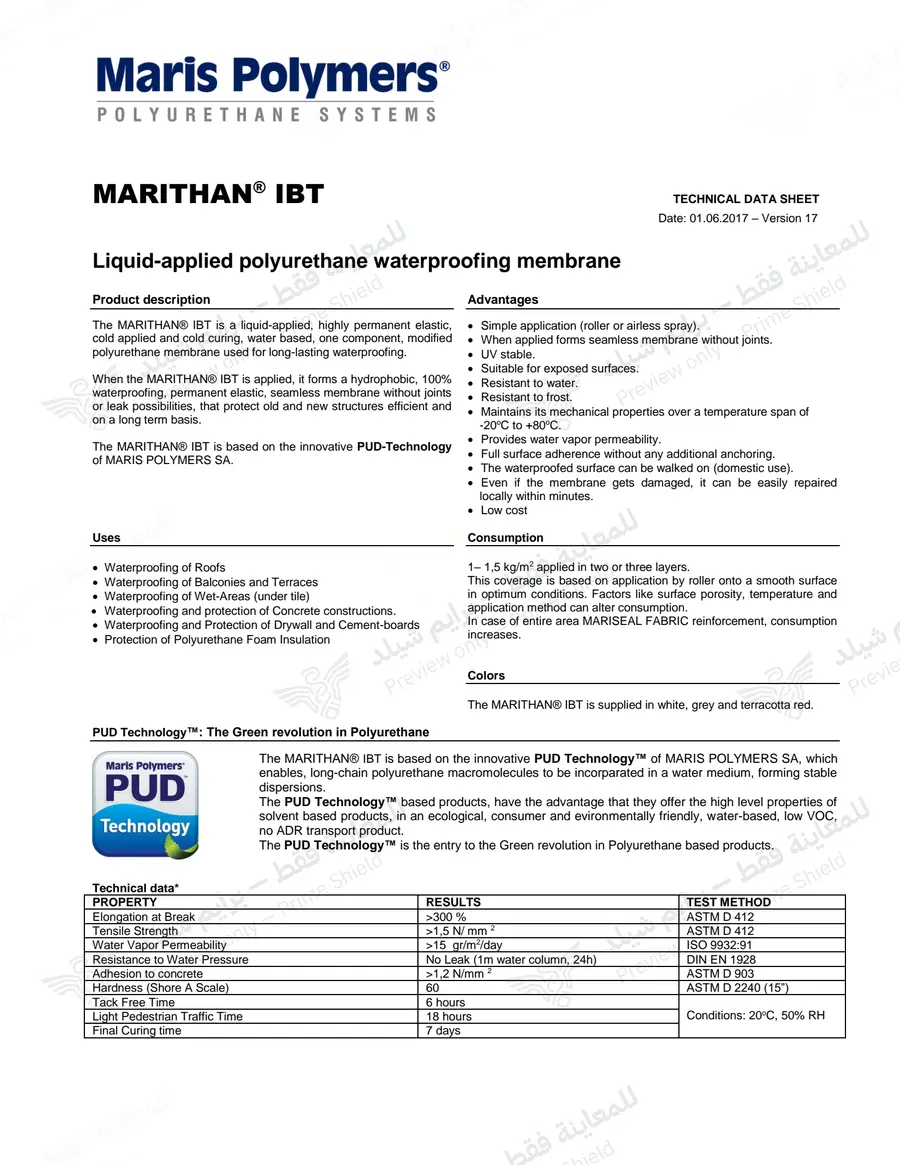 Page 11 of 12 — MARITHAN IBT — Official sheet (EN)