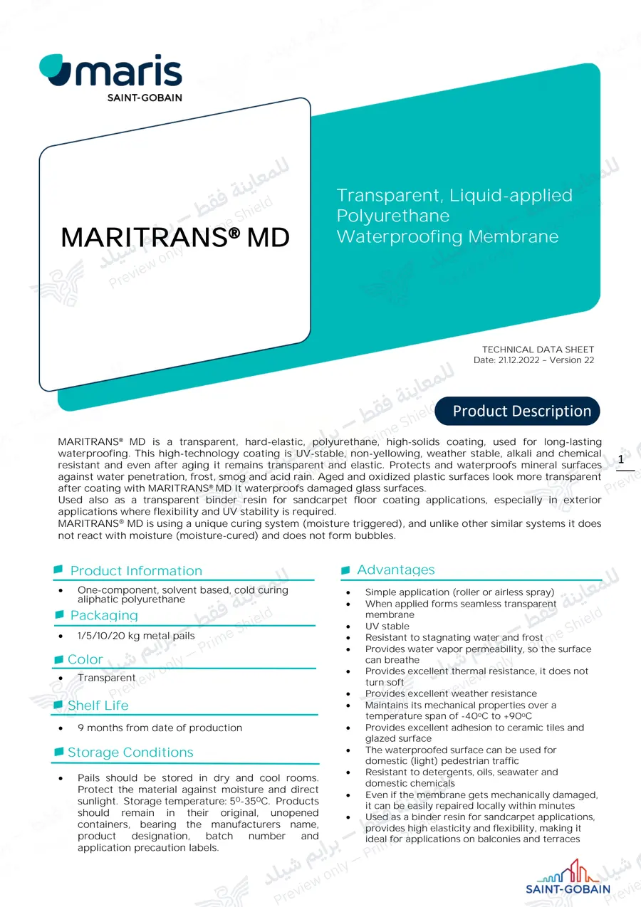 الصفحة 12 من 15 — MARITRANS MD — النشرة الرسمية (EN)
