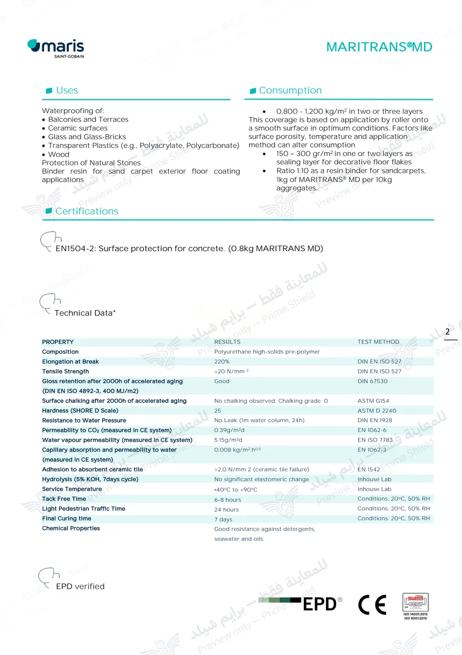 الصفحة 13 من 15 — MARITRANS MD — النشرة الرسمية (EN)