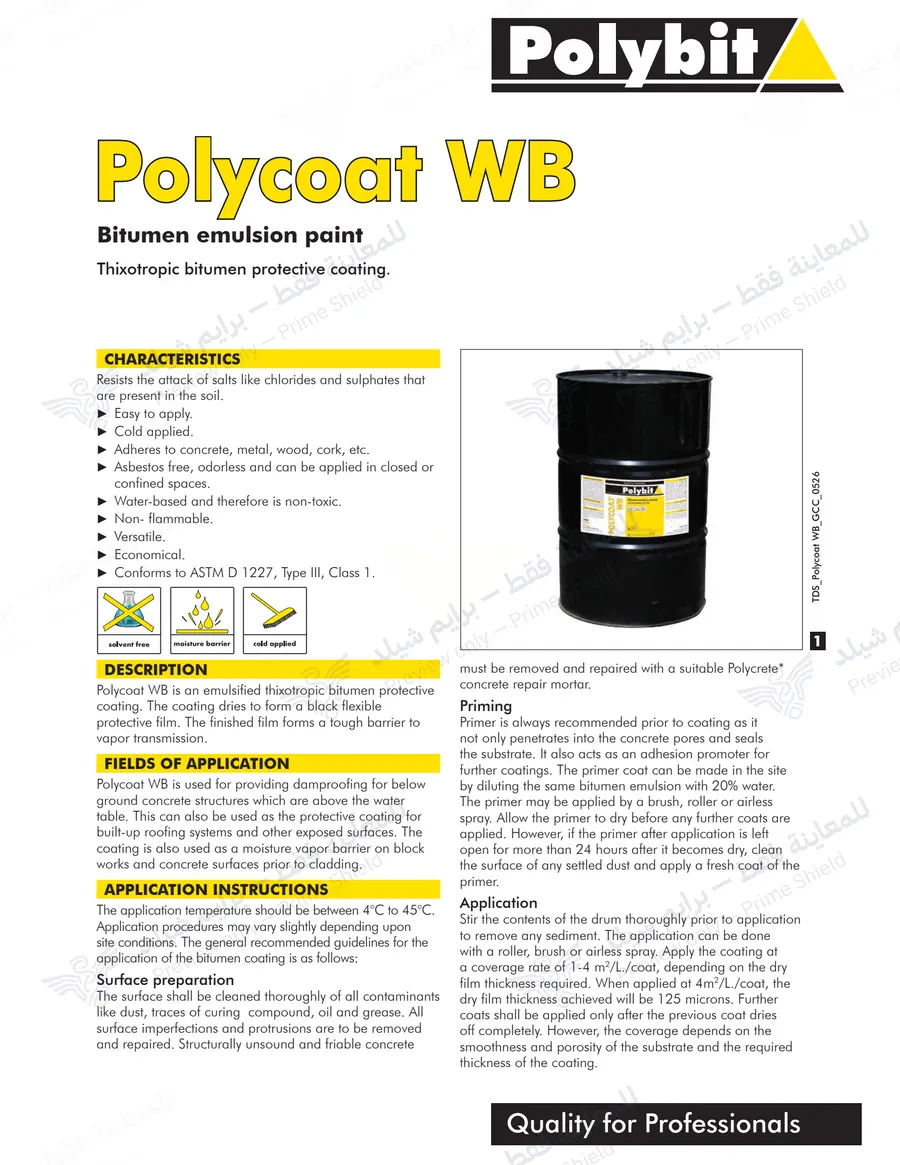 Page 10 of 11 — Polycoat WB — Official sheet (EN)