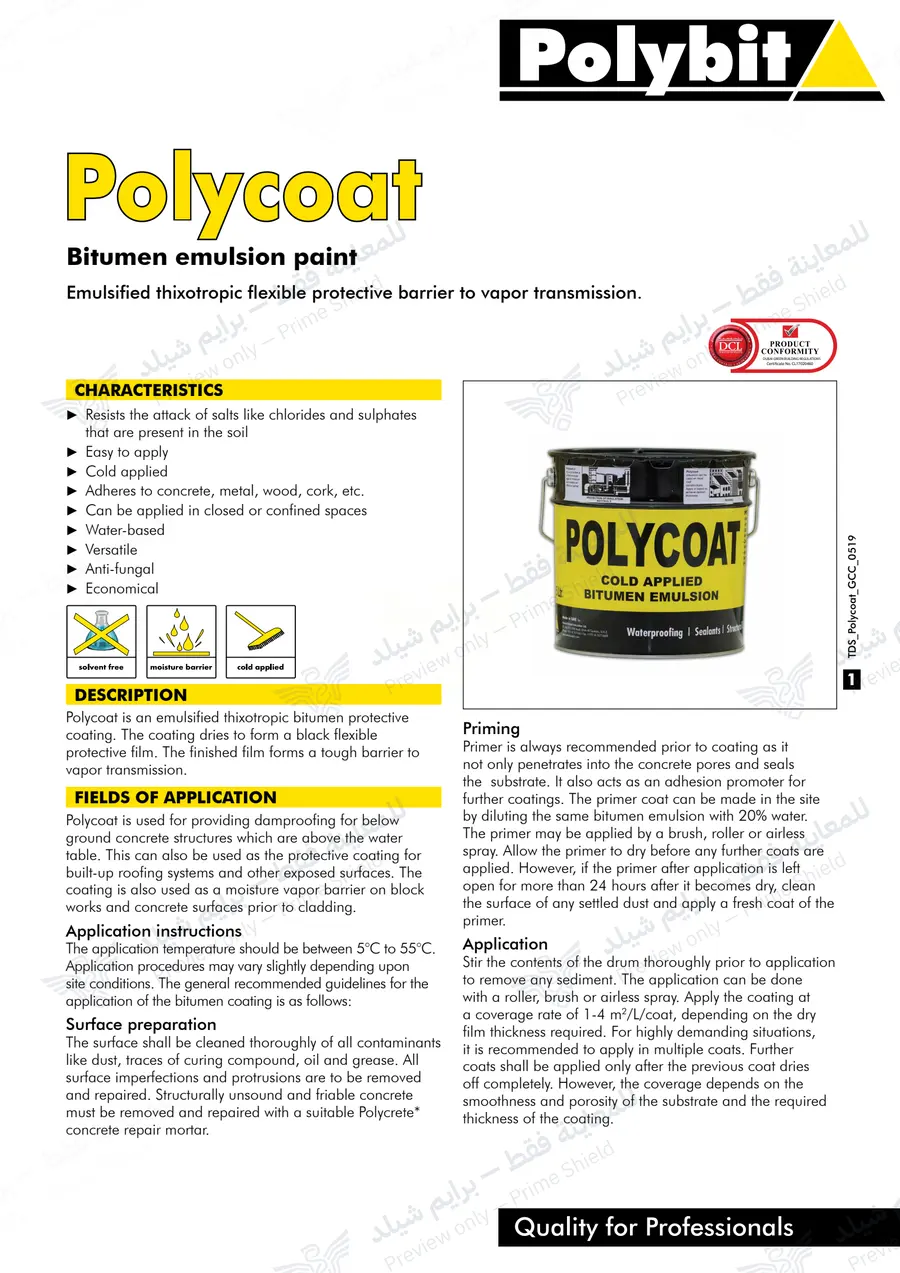 Page 8 of 9 — Polycoat — Official sheet (EN)