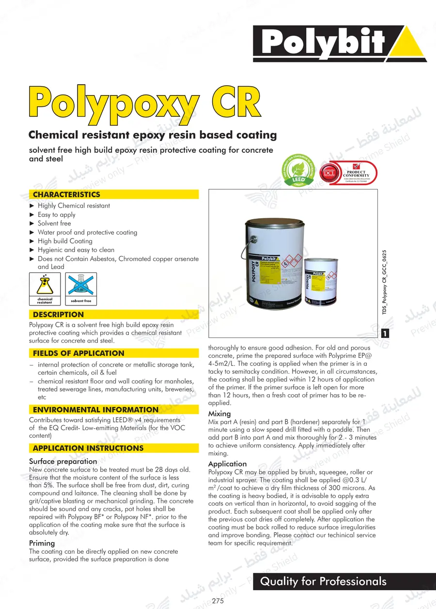 Page 10 of 11 — Polypoxy CR — Official sheet (EN)