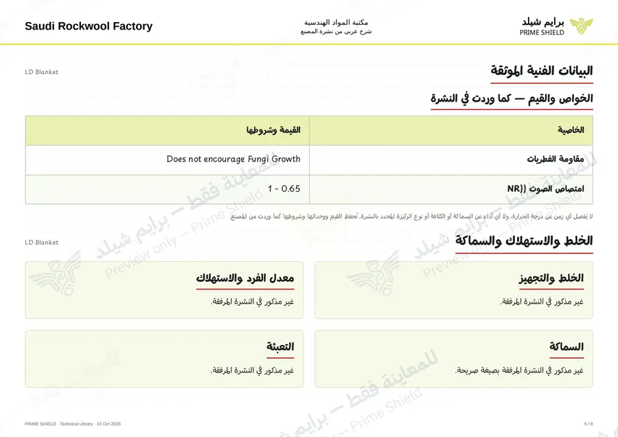 الصفحة 5 من 9 — LD Blanket — الشرح العربي
