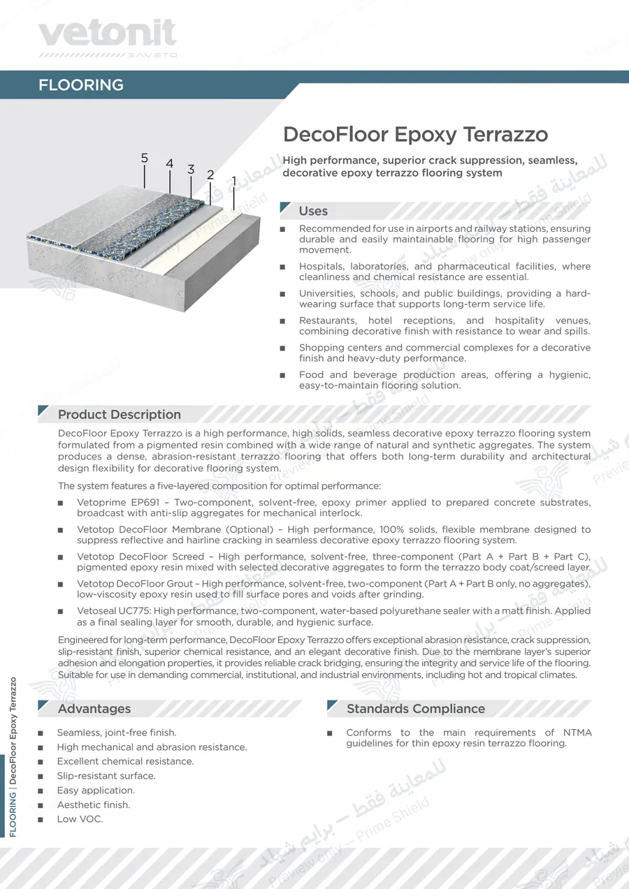Page 10 of 12 — DecoFloor Epoxy Terrazzo — Official sheet (EN)