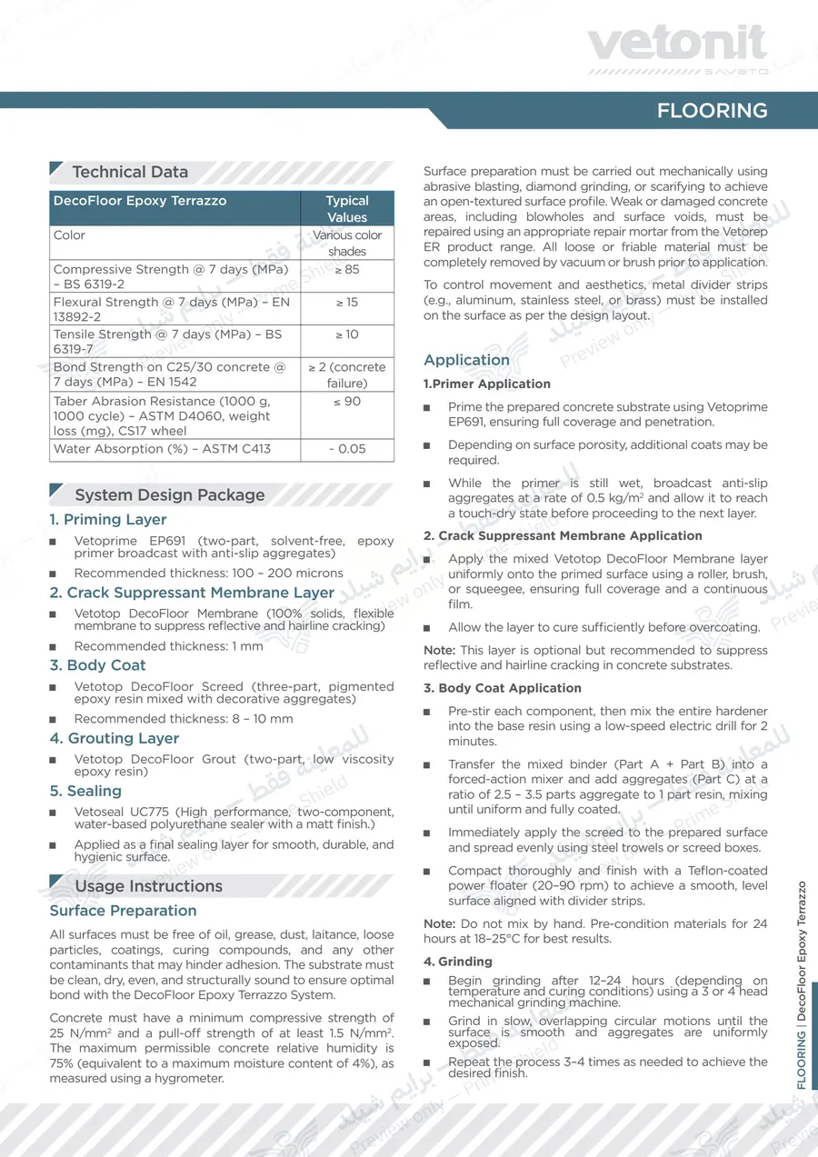Page 11 of 12 — DecoFloor Epoxy Terrazzo — Official sheet (EN)