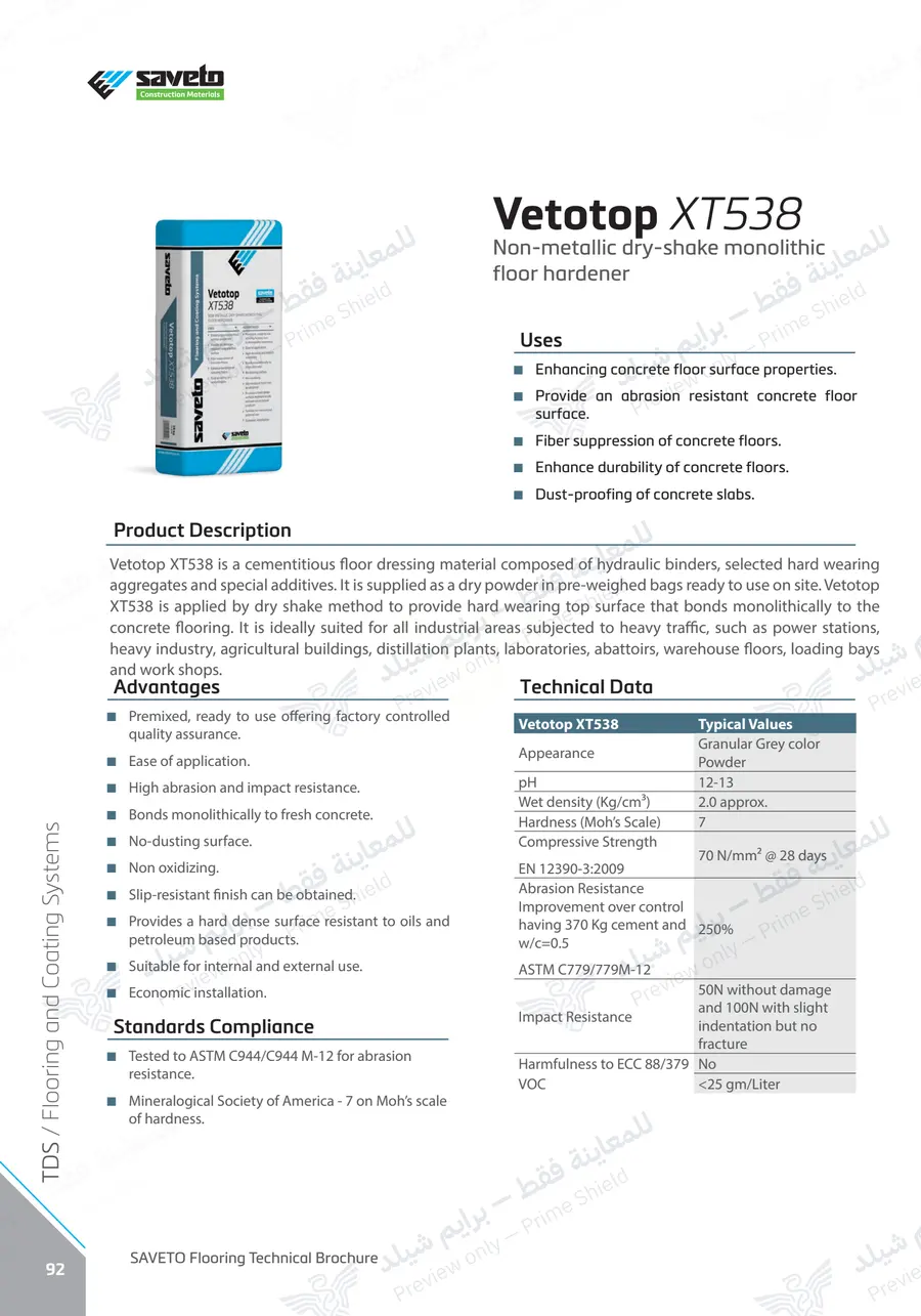 Page 104 of 109 — Flooring Technical Brochure — Official sheet (EN)