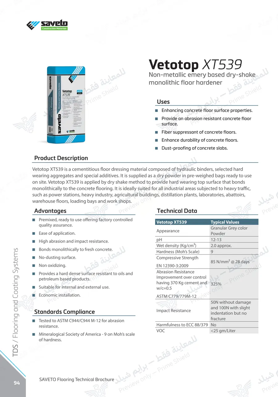 Page 106 of 109 — Flooring Technical Brochure — Official sheet (EN)