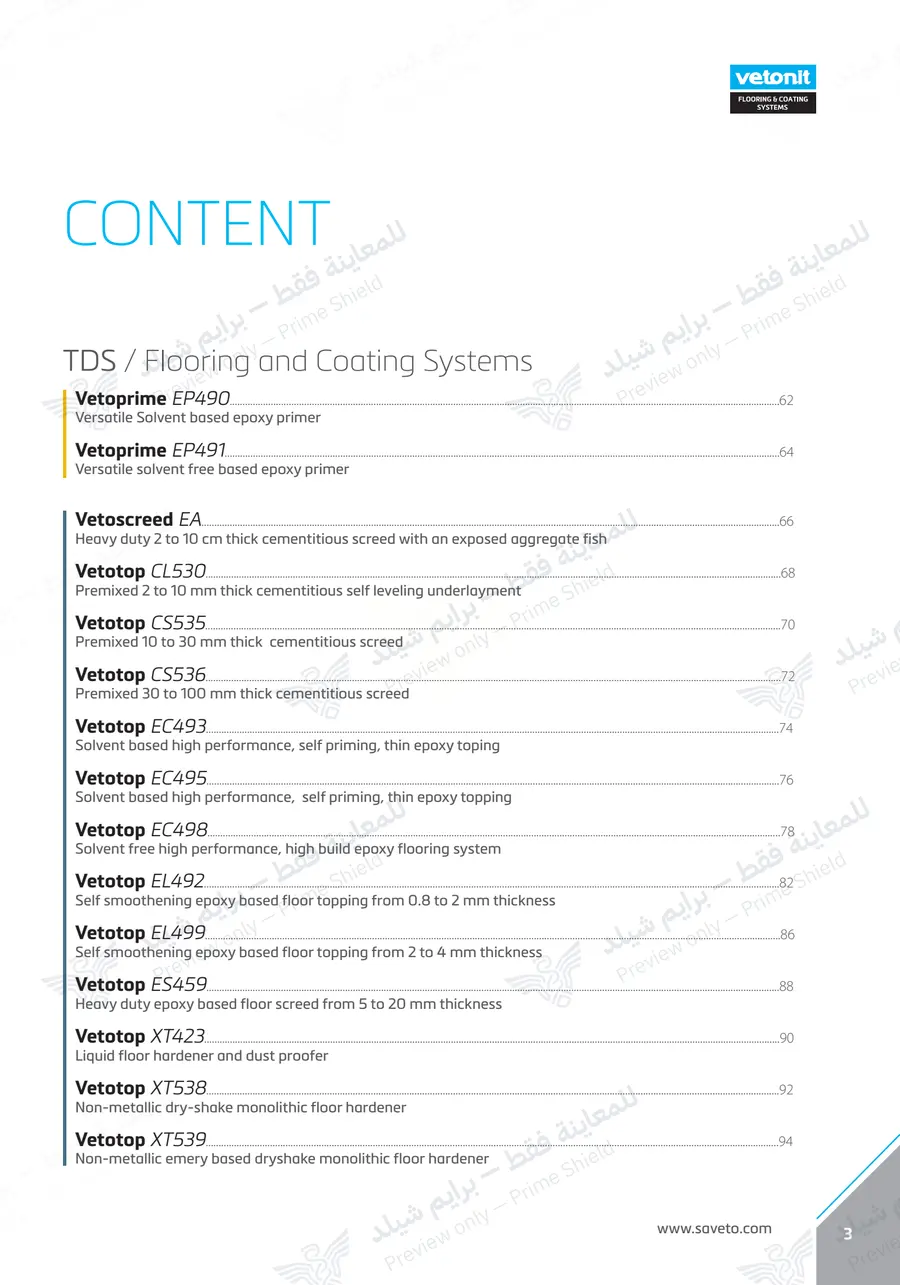 Page 15 of 109 — Flooring Technical Brochure — Official sheet (EN)