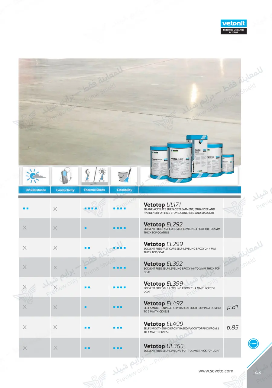 Page 55 of 109 — Flooring Technical Brochure — Official sheet (EN)