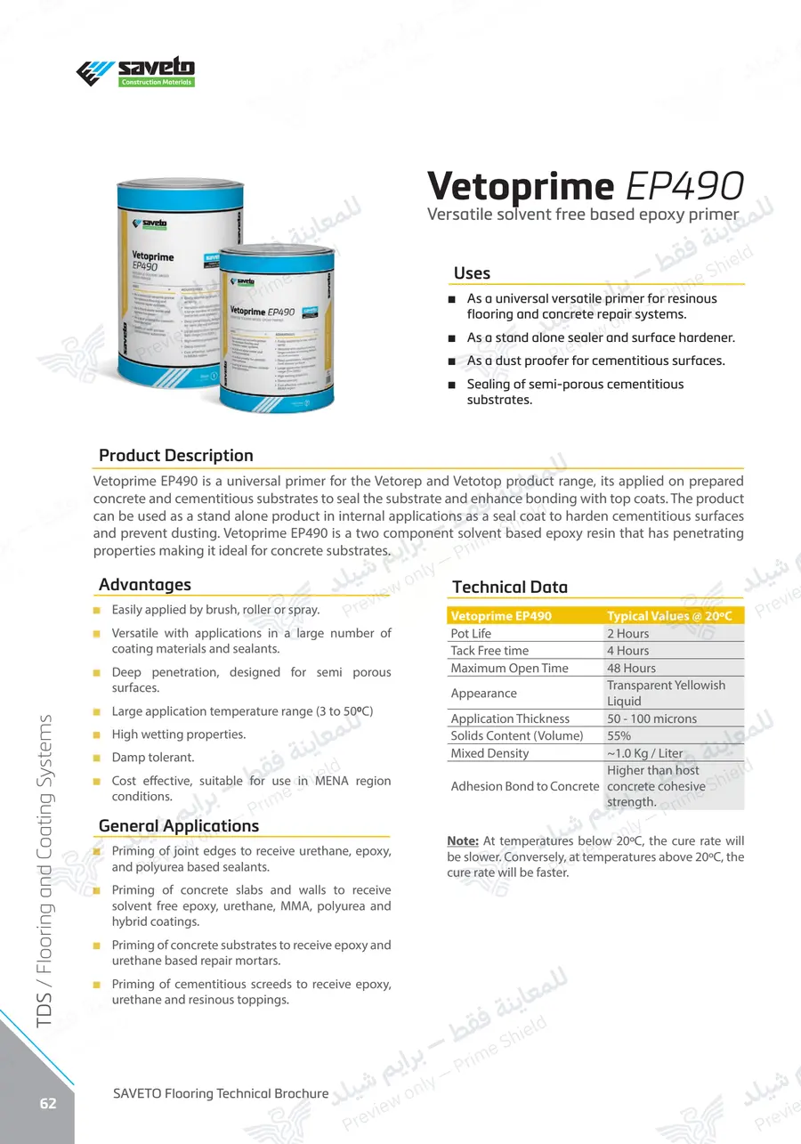 Page 74 of 109 — Flooring Technical Brochure — Official sheet (EN)