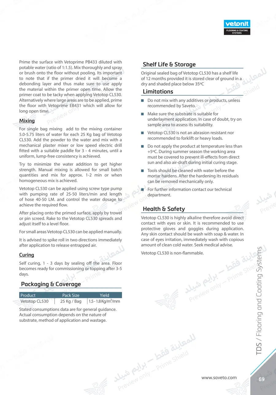Page 81 of 109 — Flooring Technical Brochure — Official sheet (EN)