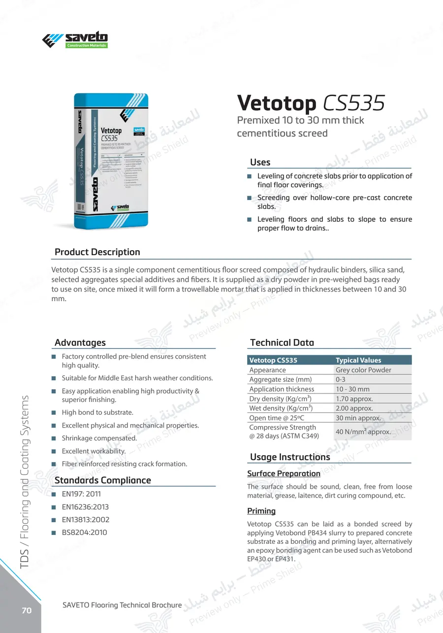 Page 82 of 109 — Flooring Technical Brochure — Official sheet (EN)
