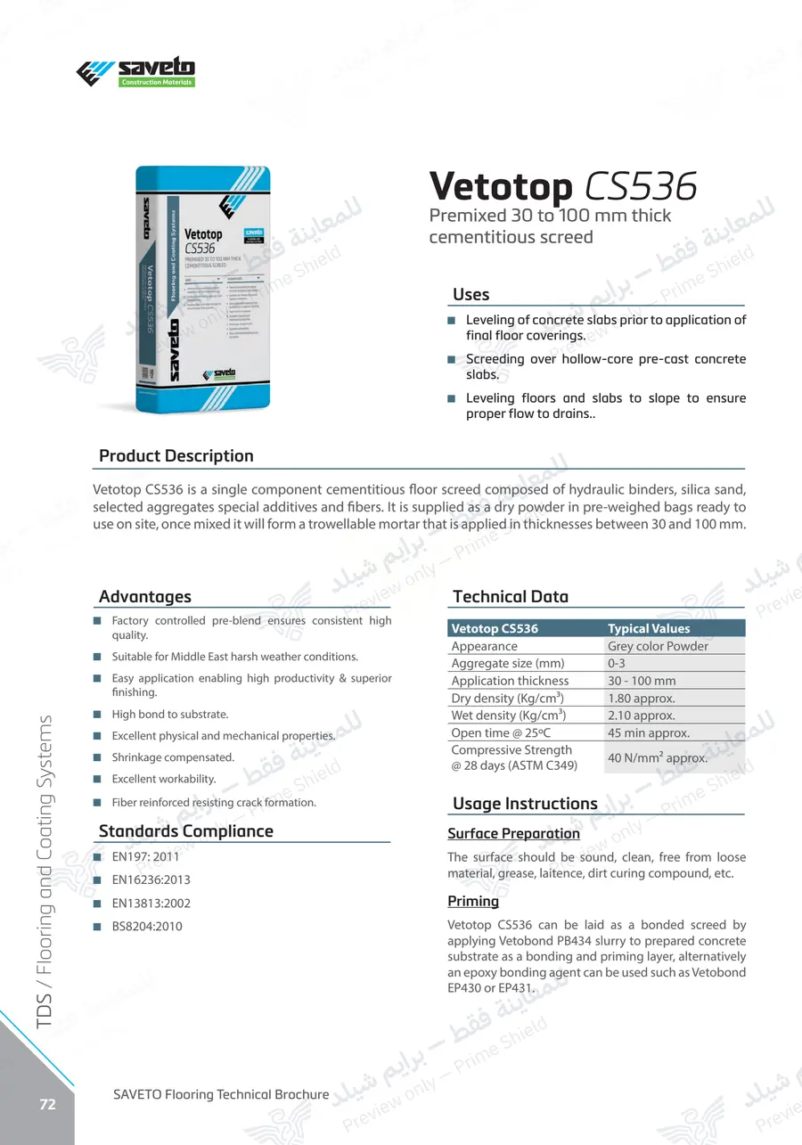 Page 84 of 109 — Flooring Technical Brochure — Official sheet (EN)