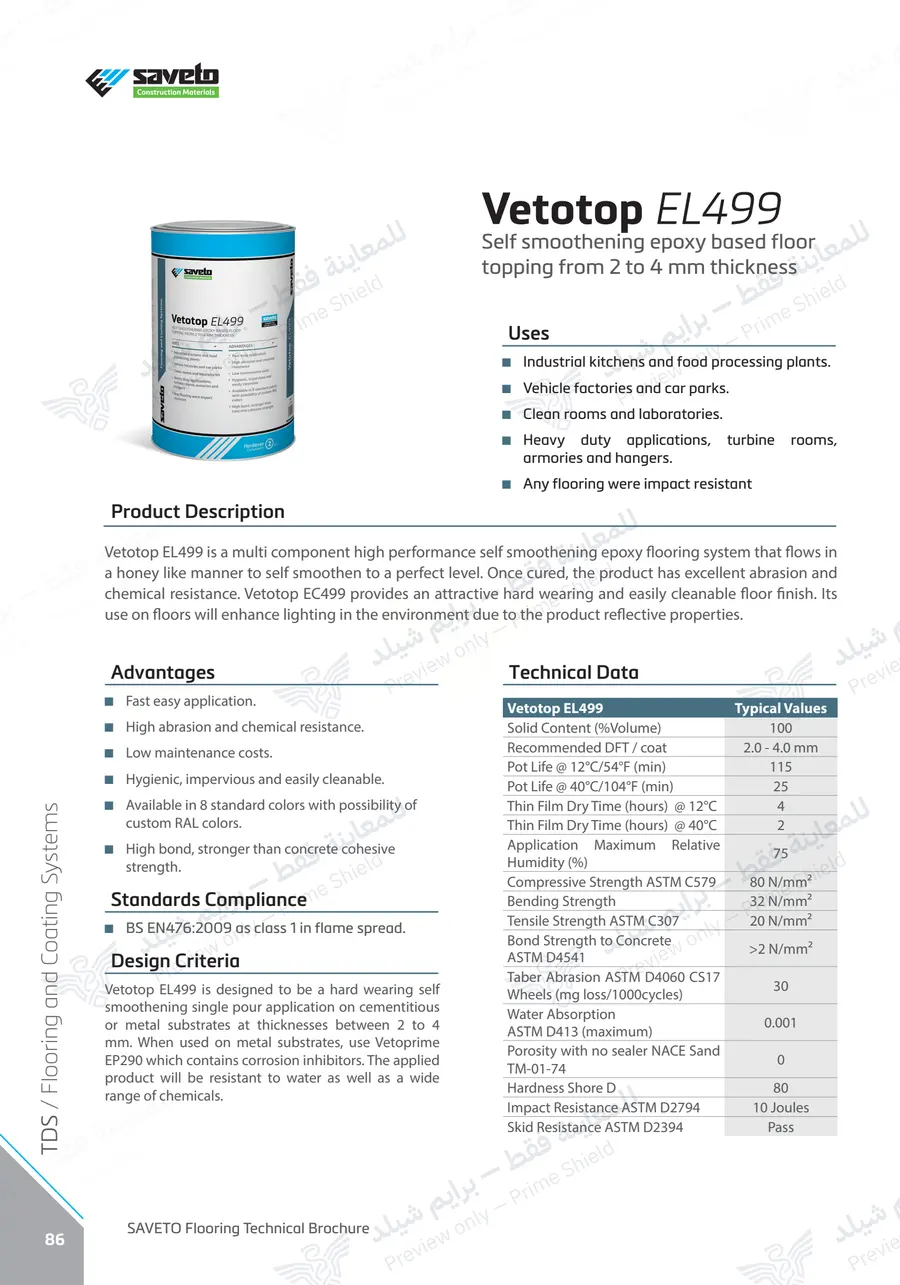 Page 98 of 109 — Flooring Technical Brochure — Official sheet (EN)