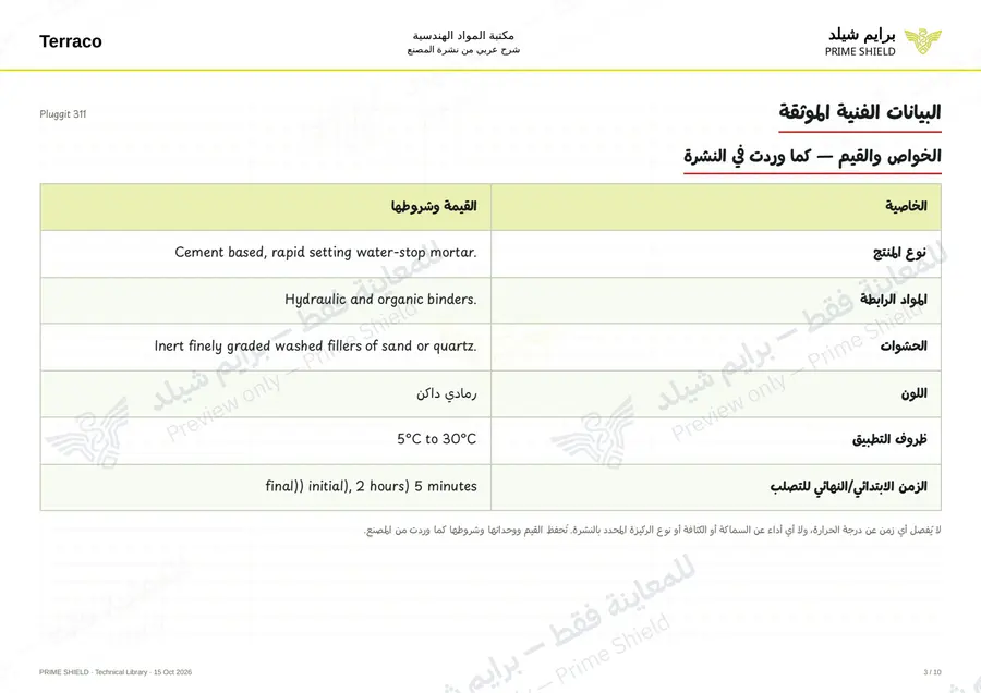 الصفحة 3 من 12 — Pluggit 311 — الشرح العربي