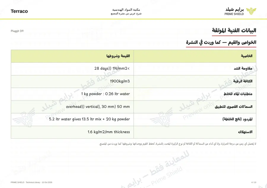 الصفحة 4 من 12 — Pluggit 311 — الشرح العربي