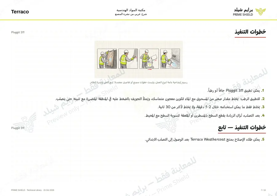 الصفحة 7 من 12 — Pluggit 311 — الشرح العربي