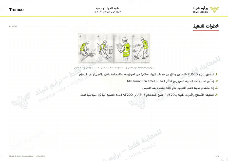 الصفحة 6 من 11 — PU520 — الشرح العربي