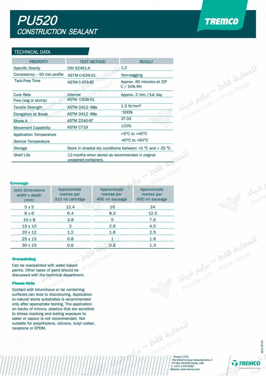 الصفحة 11 من 11 — PU520 — النشرة الرسمية (EN)