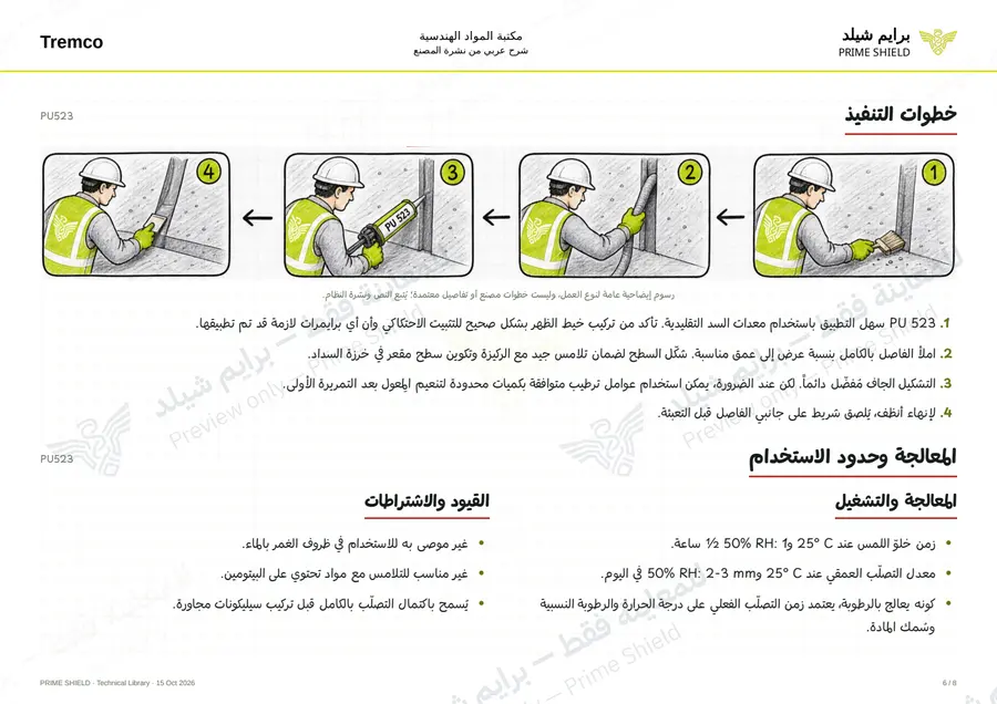 الصفحة 6 من 10 — PU523 — الشرح العربي