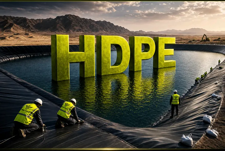 HDPE للبحيرات والخزانات الكبيرة