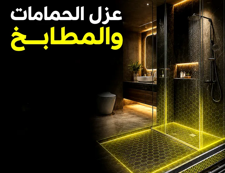 عزل الحمامات والمطابخ